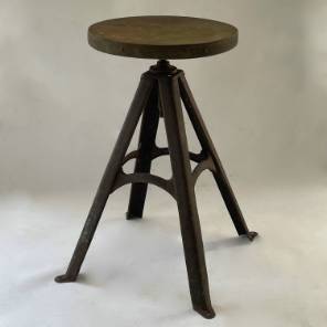 French Industrial Sculpture Stand